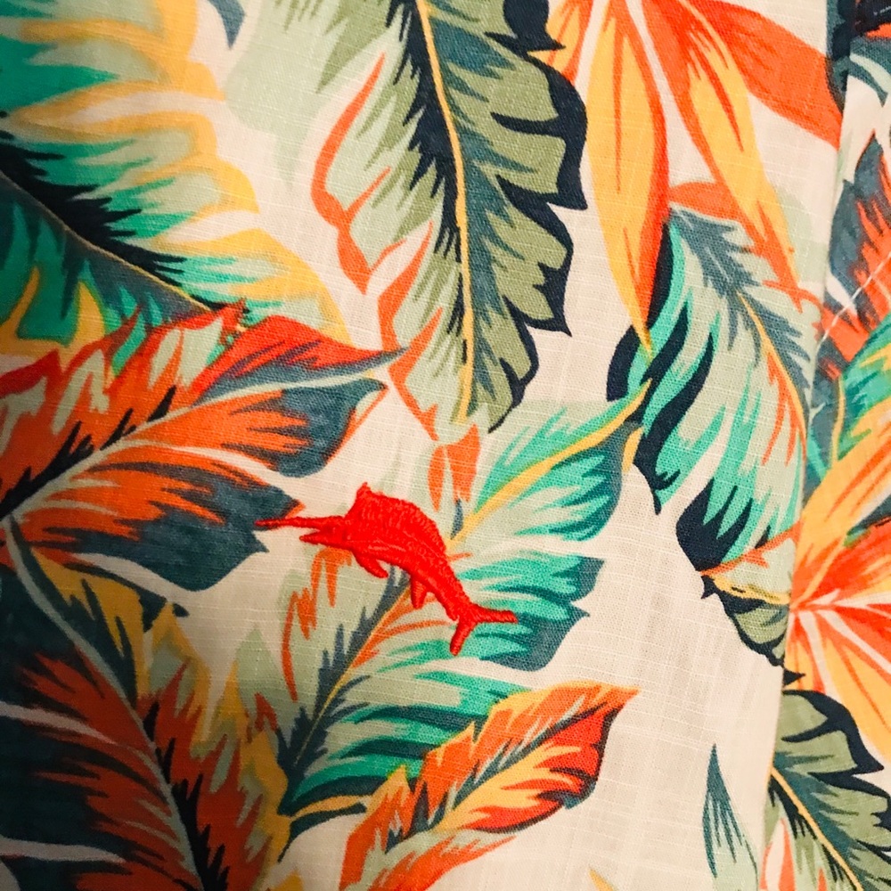 Tommy Bahama Coconut Cream men’s shirt - Picture 4 of 5